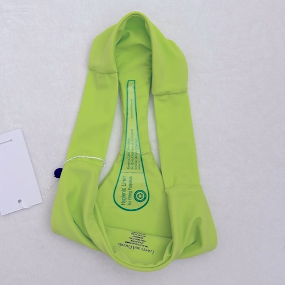 {NWT} Lovers + Friends | Neon Fun Loving Bikini Swimsuit Set Arctic Lime XXS/XS - Picture 10 of 15